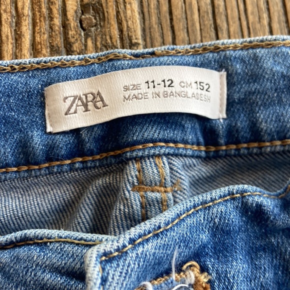 ZARA flare girls jeans size 11-12 - Picture 3 of 8